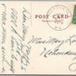ROCK PORT PA MAINE STREET ANTIQUE POSTCARD