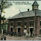 AUBURN ME FIRE STATION ANTIQUE POSTCARD