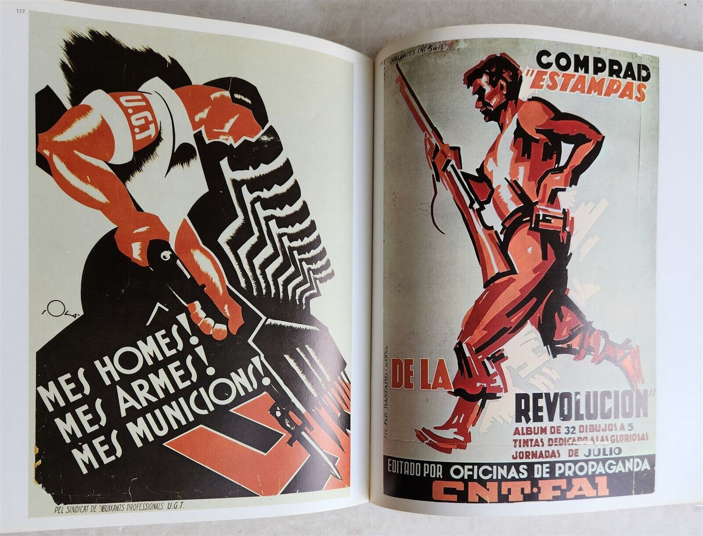 MANIFESTI RIVOLUZIONARI vintage ART & REFERENCE ALBUM RUSSIAN SPANISH POSTERS