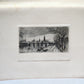 ETCHINGS by B.MANNFELD SIGNED by AUTHOR antique Ein Skizzen-Buch