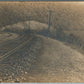 WEEHAWKEN NJ RAILROAD ANTIQUE REAL PHOTO POSTCARD RPPC