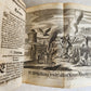 1674 WORLD'S RELIGIOUS SERVICES FULLY ILLUSTRATED antique VELLUM BINDING