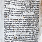 TORAH SCROLL FRAGMENT MANUSCRIPT on VELLUM antique BIBLE EXODUS 21:28-34:35