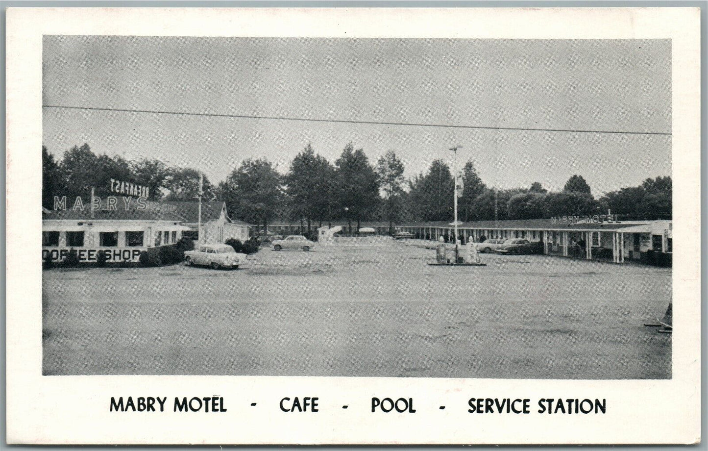 VANDALIA IL MABRY MOTEL VINTAGE POSTCARD
