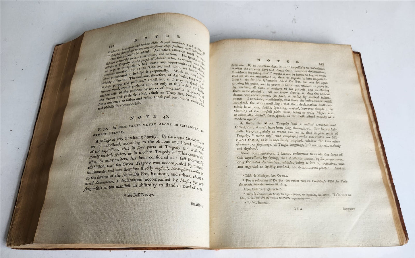 1789 ARISTOTLE'S TREATISE on POETRY antique in ENGLISH