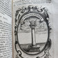 1659 EMBLEMATA by SAAVEDRA FAJARDO antique VELLUM BINDING ILLUSTRATED