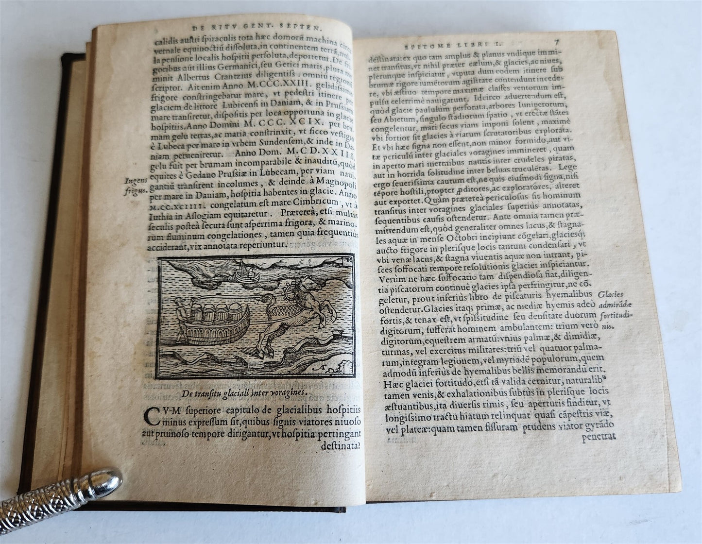 1558 ILLUSTRATED SCANDINAVIA antique Historia de Gentibus Septentrionalibus RARE
