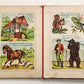 1900s antique ILLUSTRATED GERMAN CHILDREN BOOK NEUES BILDERALBUM accordion style