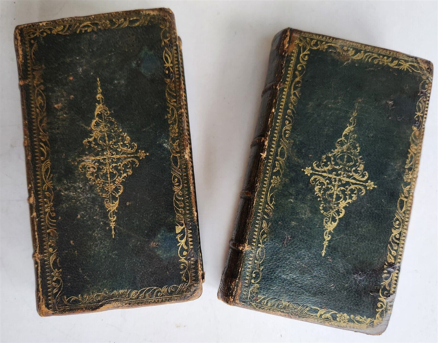 1775 BIBLE in ENGLISH 2 VOLUMES OLD & NEW TESTAMENT antique