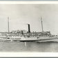 STEAMSHIP CITY BANGOR VINTAGE REAL PHOTO POSTCARD RPPC