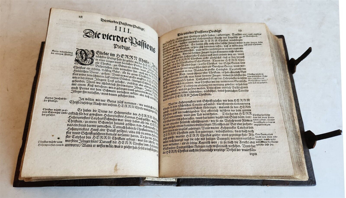 1598-1600 BIBLE COMMENTARY in GERMAN by Lucas Osiander antique