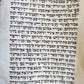 TORAH SCROLL FRAGMENT MANUSCRIPT on VELLUM antique BIBLE GENESIS 43:23 - 48:7