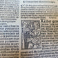 1524 BIBLIA POST-INCUNABULA ILLUSTRATED antique 16th CENTURY BIBLIA scarce