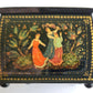RUSSIAN PALEKH SCHOOL 5 SIDED VINTAGE LACQUER BOX ARTIST SIGNED