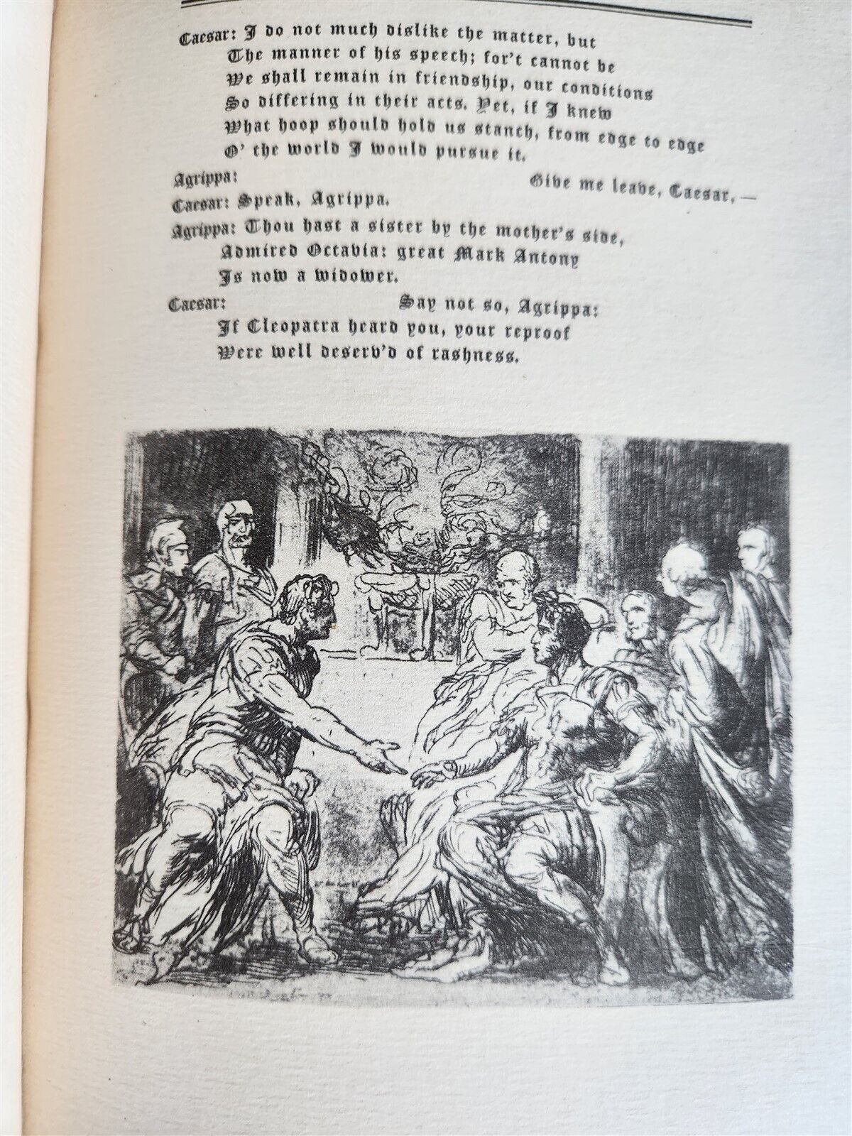 1925 ANTHONY & CLEOPATRA by WILLIAM SHAKESPEARE antique ILLUSTRATED