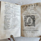 1559 OFFICINA by RAVISIUS TEXTOR antique vellum bound 16th CENTURY dictionary