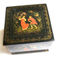 RUSSIAN PALEKH SCHOOL 5 SIDED VINTAGE LACQUER BOX ARTIST SIGNED