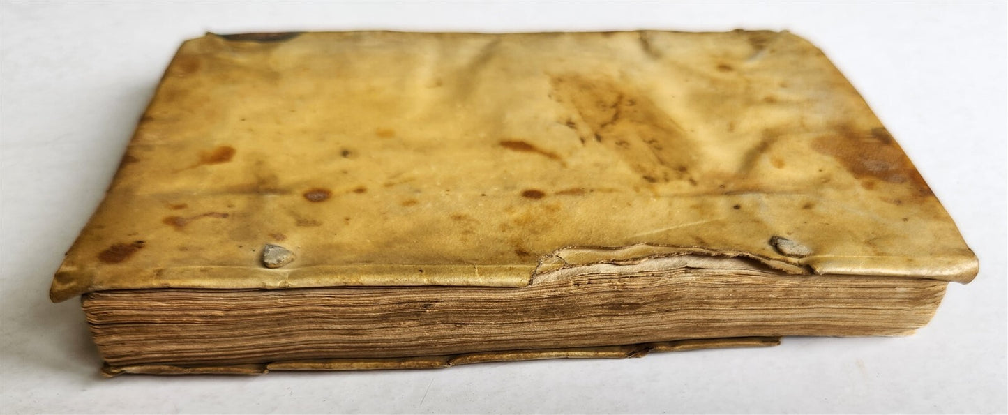 1546 Andre TIRAQUEAU Regii in senatu antique VELLUM BOUND