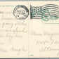 LEAVENWORTH KS DELAWARE STREET ANTIQUE POSTCARD