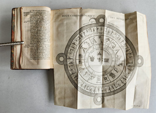 1754 HISTOIRE des VOYAGES illustrated MEXICO TRAVELS vol. 48 antique