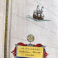 1640 MAP of CHILE by WILLEM BLAEU antique AUTHENTIC hand colored