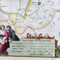 1640 Brabant Leuven BELGIUM MAP by WILLEM BLAEU antique AUTHENTIC hand colored