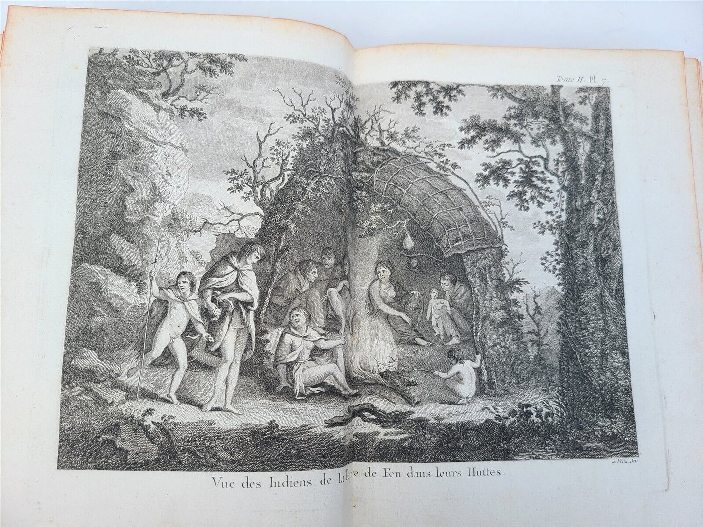 1774 VOYAGES of CAPTAIN COOK 4 vols plus ILLUSTRATED ATLAS antique in FRENCH