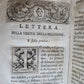 1721 LETTERE DI RELIGIONE e DI METAFISICA FRANCESCO di SALIGNAC antique VELLUM