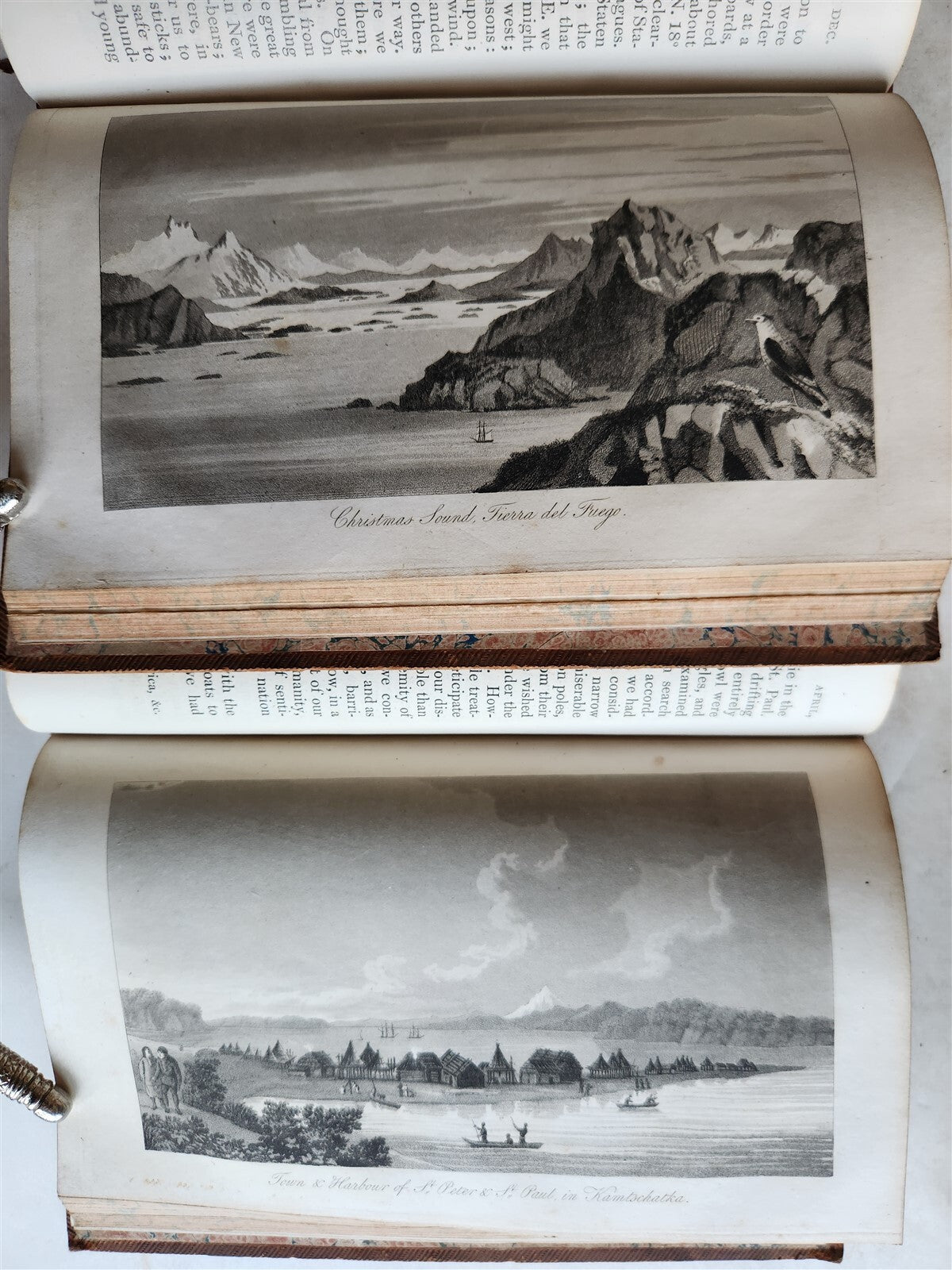 1821 3 VOYAGES of CAPTAIN COOK 7 vols ILLUSTRATED antique in ENGLISH