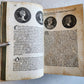 1558 NUMISMATICS antique ILLUSTRATED w/ 722 WOODCUTS Roman & German coins