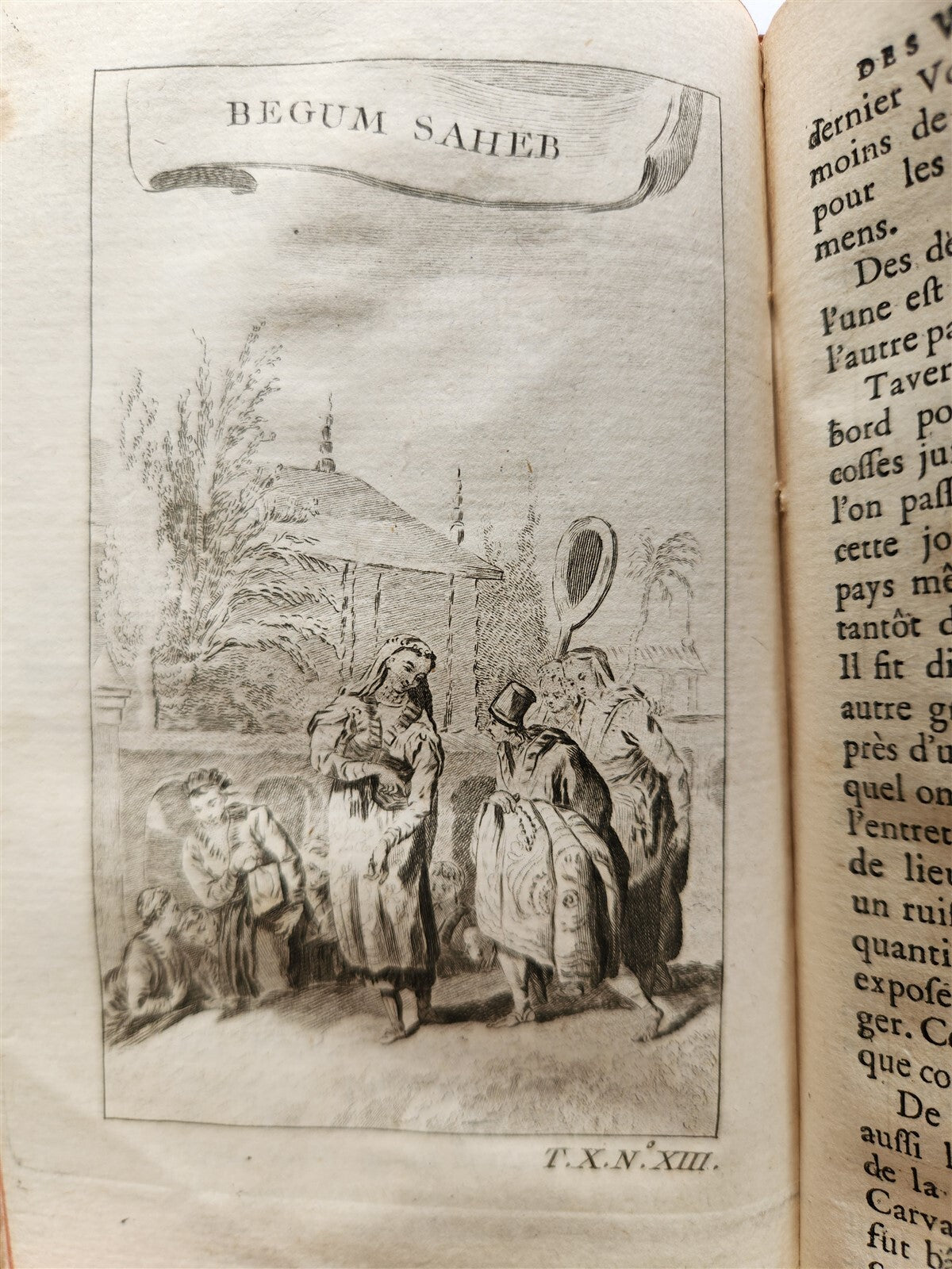 1752 HISTOIRE des VOYAGES antique illustrated INDOUSTAN INDIA PAKISTAN TRAVELS