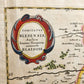 1640 MAP of FRANCE LA PERCHE by WILLEM BLAEU antique AUTHENTIC hand colored