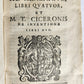 1587 CICERO Rhetoricorum ad Herennium antique VELLUM BOUND