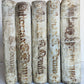 1725-34 HISTORY of SPAIN 5 VOLUMES antique VELLUM BOUND in SPANISH
