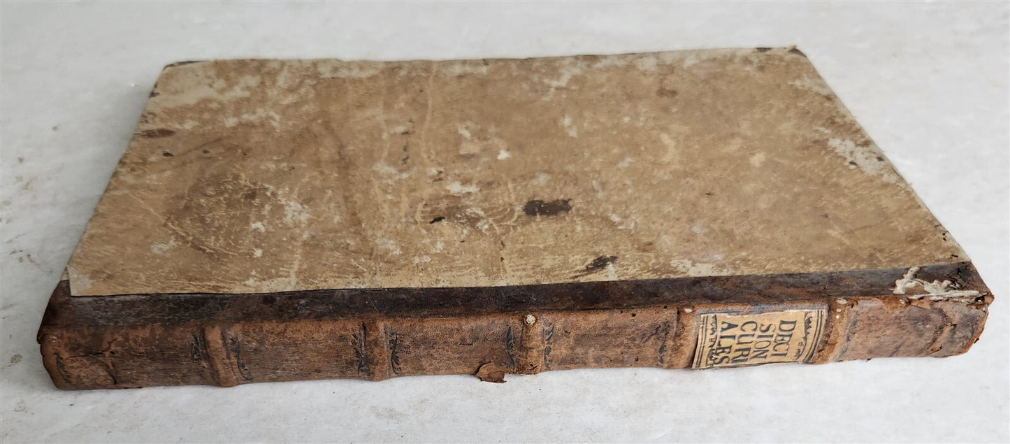 1769 LAW MANUSCRIPT in LATIN antique FOLIO 200 pages COURT DECISIONS