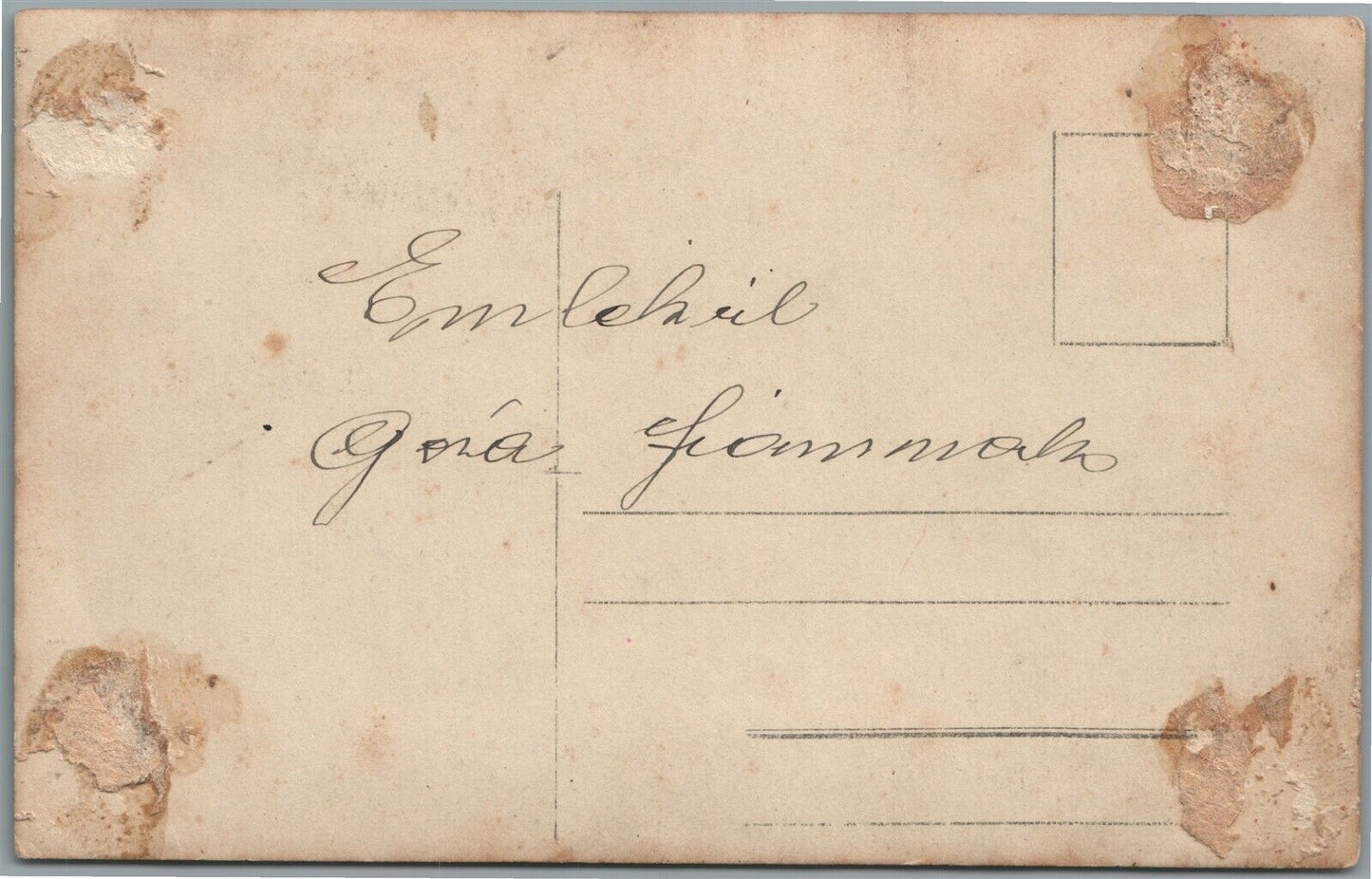 WWI ERA BATTLE FIELD w/ SOLDIER ANTIQUE REAL PHOTO POSTCARD RPPC