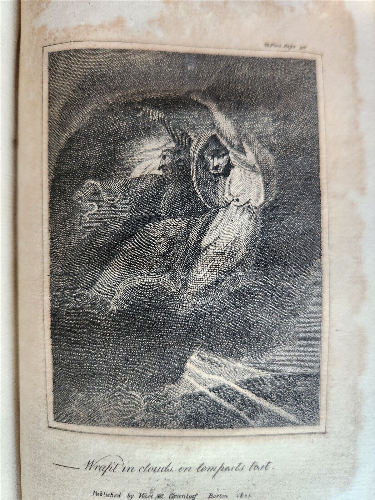 1801 PLEASURES of MEMORY & OTHER POEMS antique AMERICANA poetry ILLUSTRATED