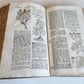 1744 THEATRUM BOTANICUM ILLUSTRATED GERMAN HERBAL antique PIGSKIN BOUND FOLIO