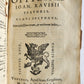 1574 Jean TIXIER antique VELLUM BOUND Officinae Ioannis Rauisii Textoris