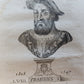 1726 HISTORY of FRANCE ILLUSTRATED w/ PORTRAITS of FRENCH KINGS S antique