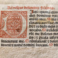 INCUNABULA 15th CENTURY MISSAL & PSALTER 10 CUT OUT INITIALS antique