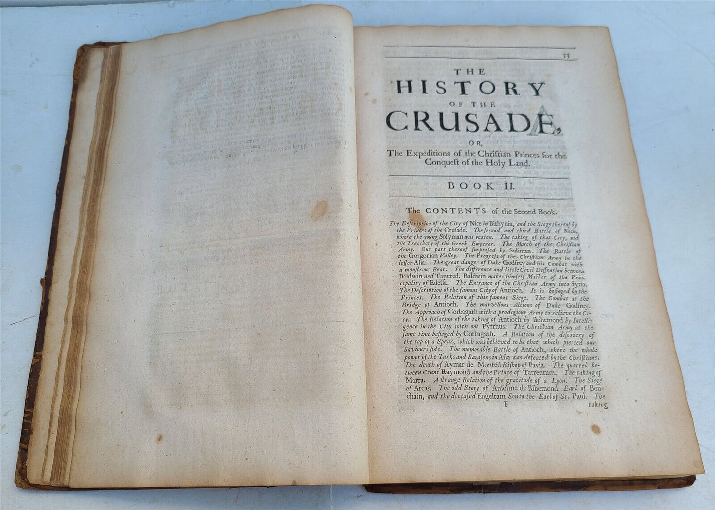 1685 HISTORY OF THE CRUSADE by Louis Maimbourg antique 1st ENGLISH EDITION