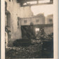 WWI ERA DESTROYED BUILDING ANTIQUE REAL PHOTO POSTCARD RPPC