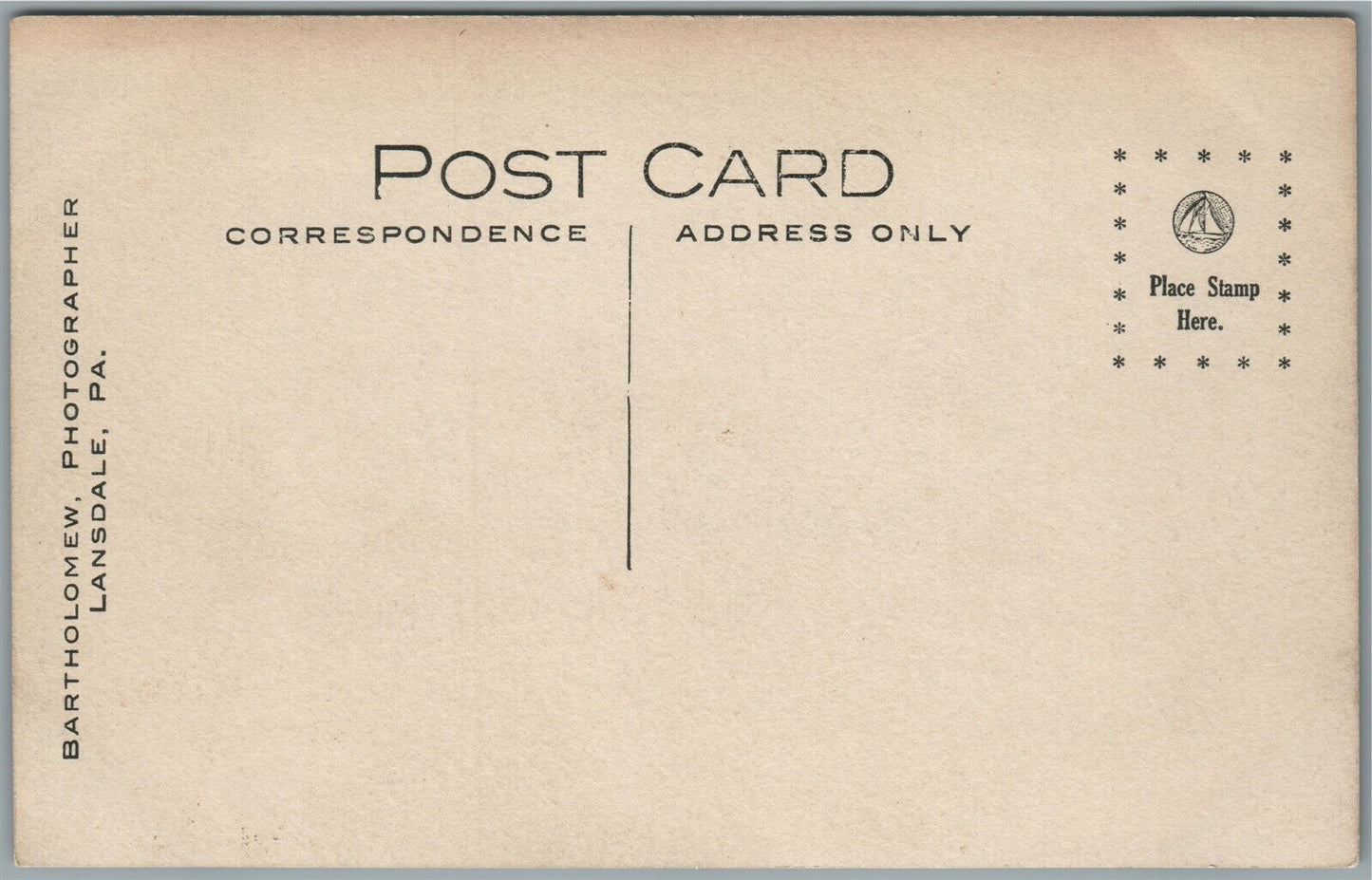 WEST LANSDALE PA GENERAL VIEW ANTIQUE REAL PHOTO POSTCARD RPPC