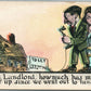 GREAT DEPRESSION ERA ANTIQUE SATIRICAL POSTCARD