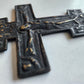 RUSSIAN BRONZE CRUSIFIX ICON 18th CENTURY antique CROSS