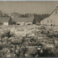 SHARON VT DEERING HARVESTING MACHINERY ICE JAM ANTIQUE REAL PHOTO POSTCARD RPPC