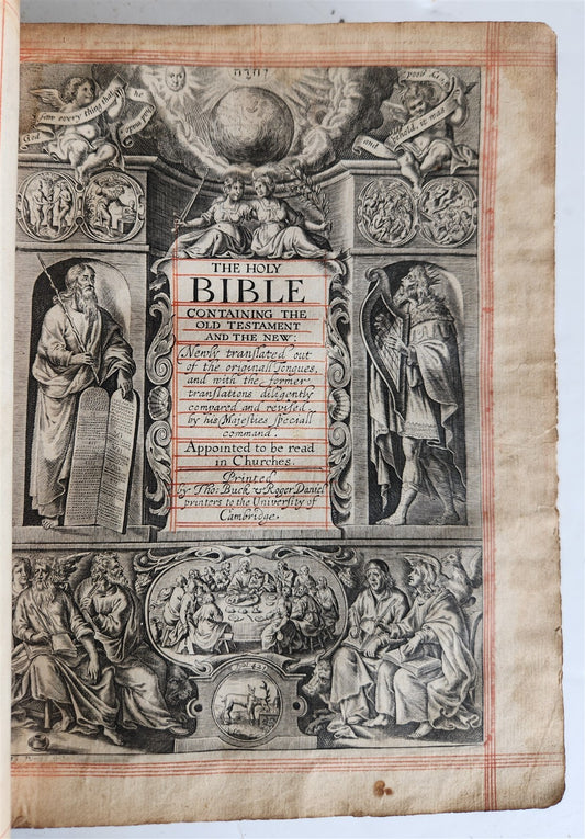 1635 BIBLE in ENGLISH antique