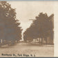 PARK RIDGE NJ HAWTHORNE STREET ANTIQUE REAL PHOTO POSTCARD RPPC
