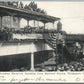 BRIDGEPORT CT PRESIDENT ROOSEVELT SPEAKING at RAILROAD STATION ANTIQUE POSTCARD